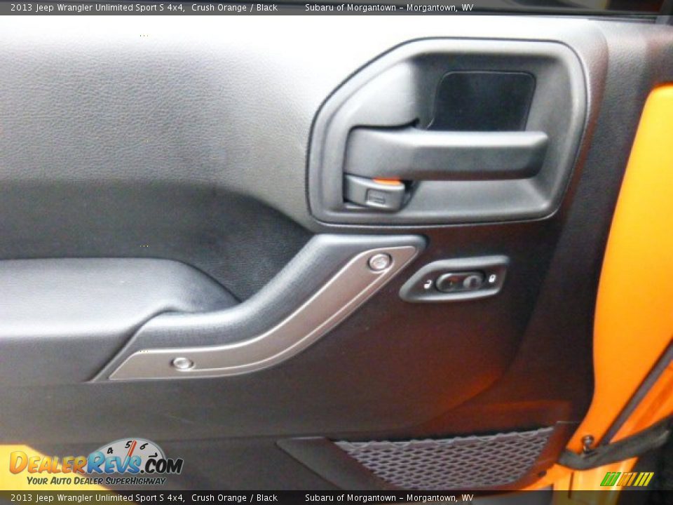 2013 Jeep Wrangler Unlimited Sport S 4x4 Crush Orange / Black Photo #17