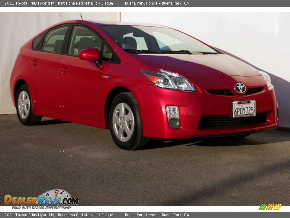 2011 Toyota Prius Hybrid IV Barcelona Red Metallic / Bisque Photo #1