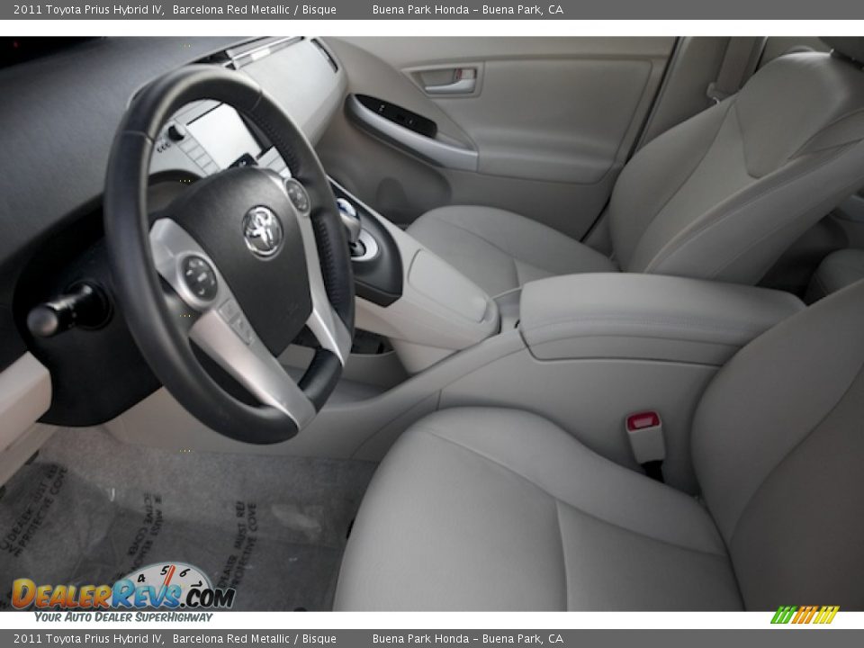 2011 Toyota Prius Hybrid IV Barcelona Red Metallic / Bisque Photo #3