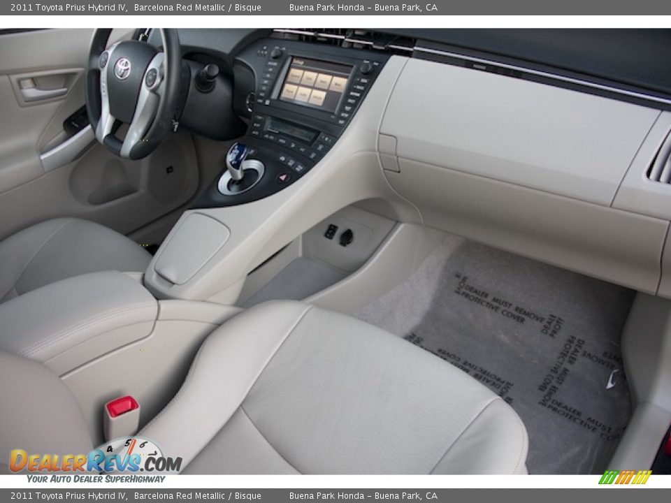 2011 Toyota Prius Hybrid IV Barcelona Red Metallic / Bisque Photo #21