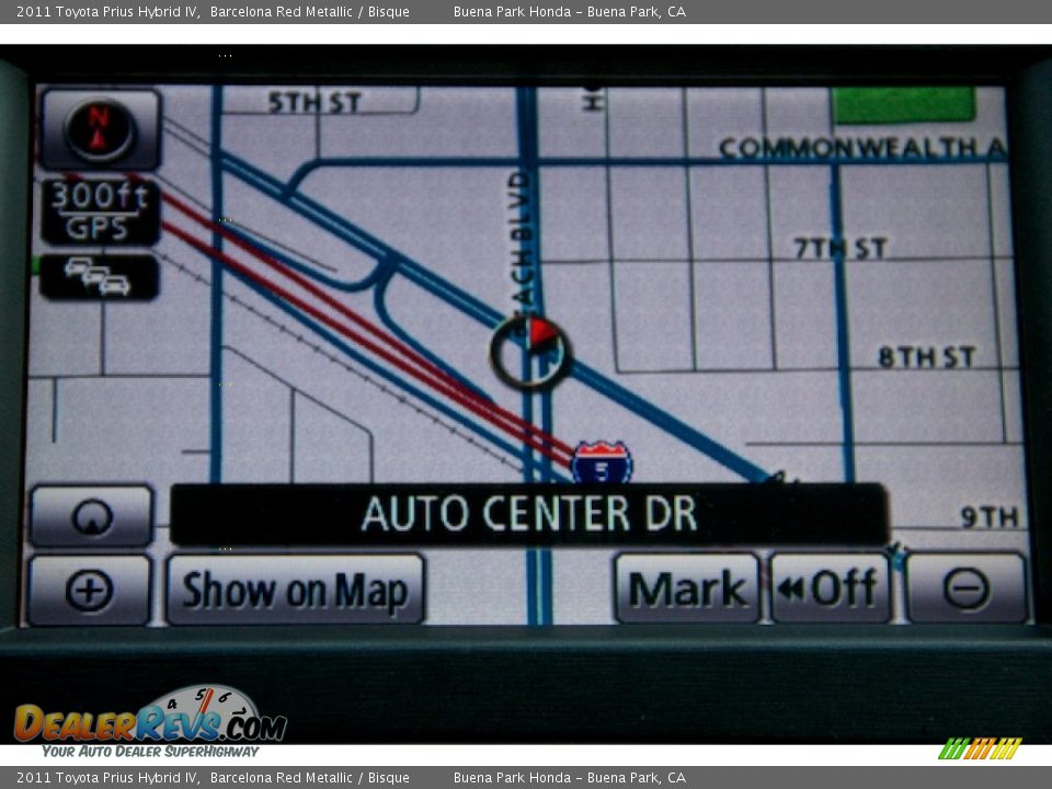 2011 Toyota Prius Hybrid IV Barcelona Red Metallic / Bisque Photo #24