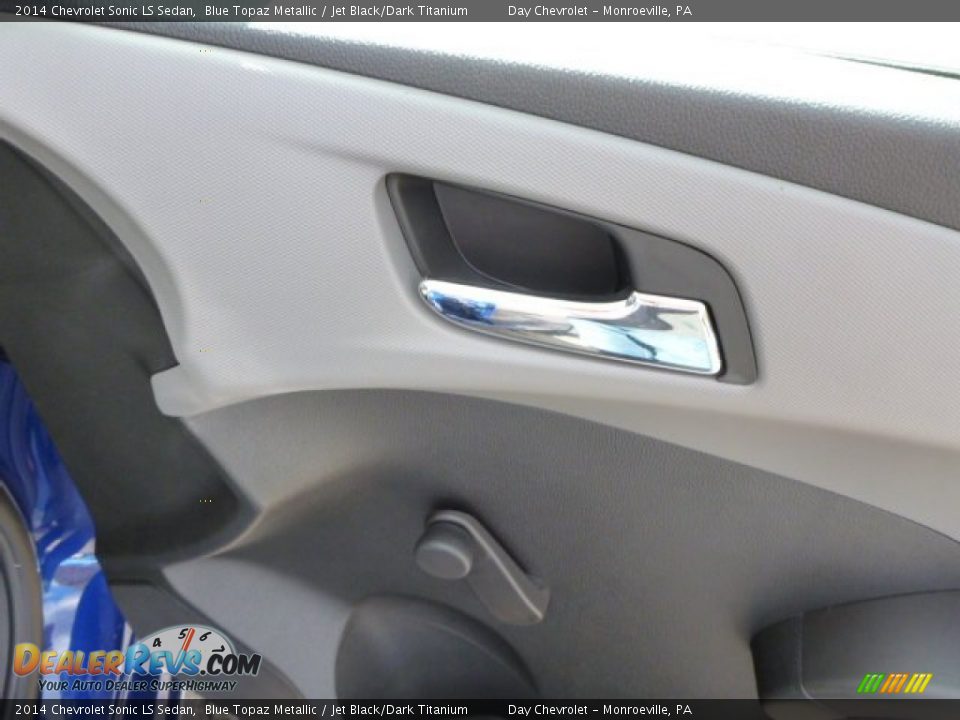 2014 Chevrolet Sonic LS Sedan Blue Topaz Metallic / Jet Black/Dark Titanium Photo #4