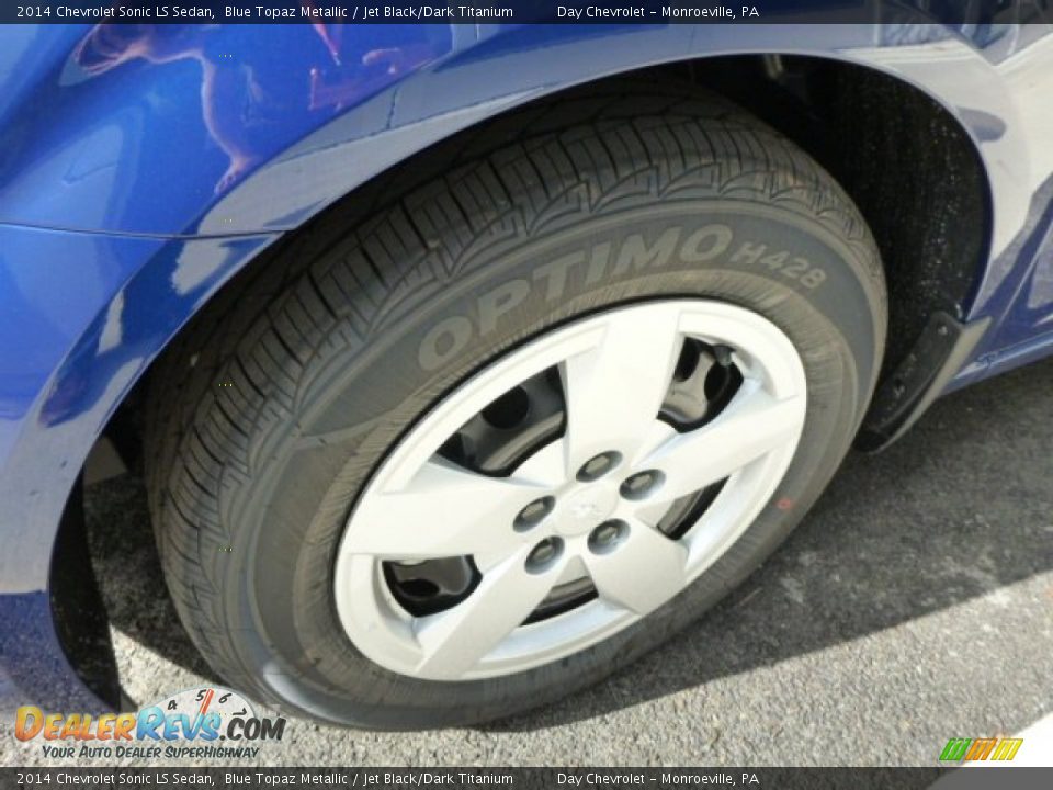 2014 Chevrolet Sonic LS Sedan Blue Topaz Metallic / Jet Black/Dark Titanium Photo #10