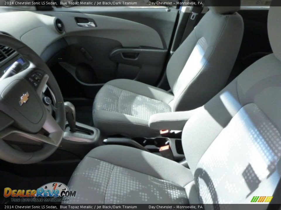 2014 Chevrolet Sonic LS Sedan Blue Topaz Metallic / Jet Black/Dark Titanium Photo #11