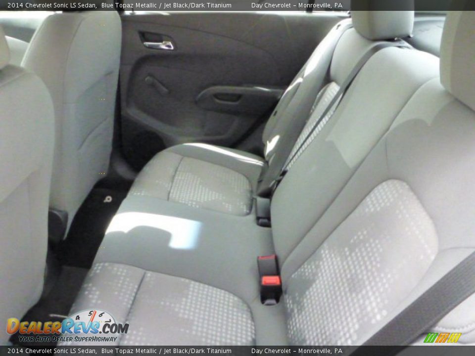 2014 Chevrolet Sonic LS Sedan Blue Topaz Metallic / Jet Black/Dark Titanium Photo #12