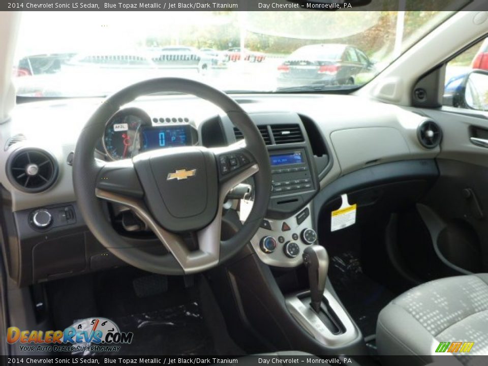 2014 Chevrolet Sonic LS Sedan Blue Topaz Metallic / Jet Black/Dark Titanium Photo #13