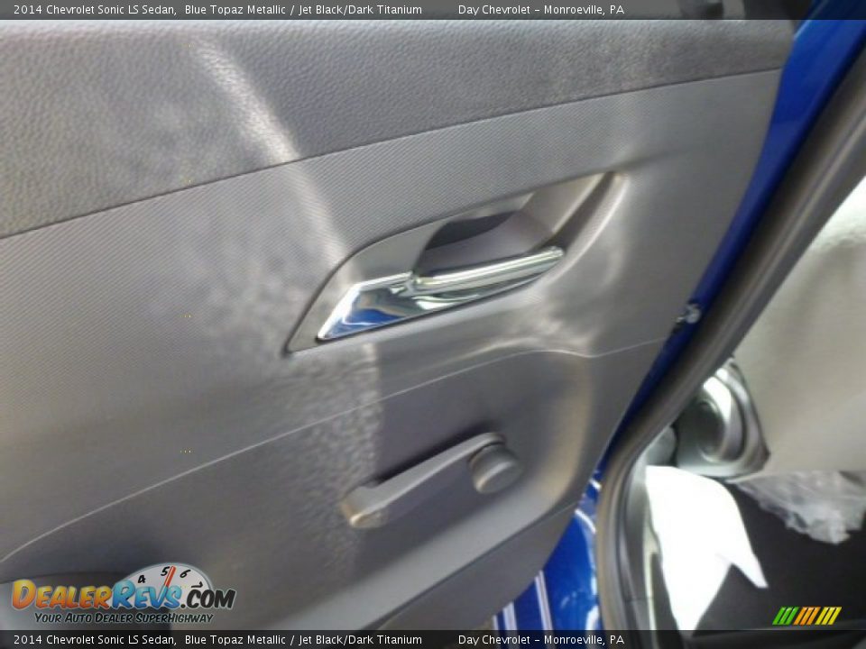 2014 Chevrolet Sonic LS Sedan Blue Topaz Metallic / Jet Black/Dark Titanium Photo #14