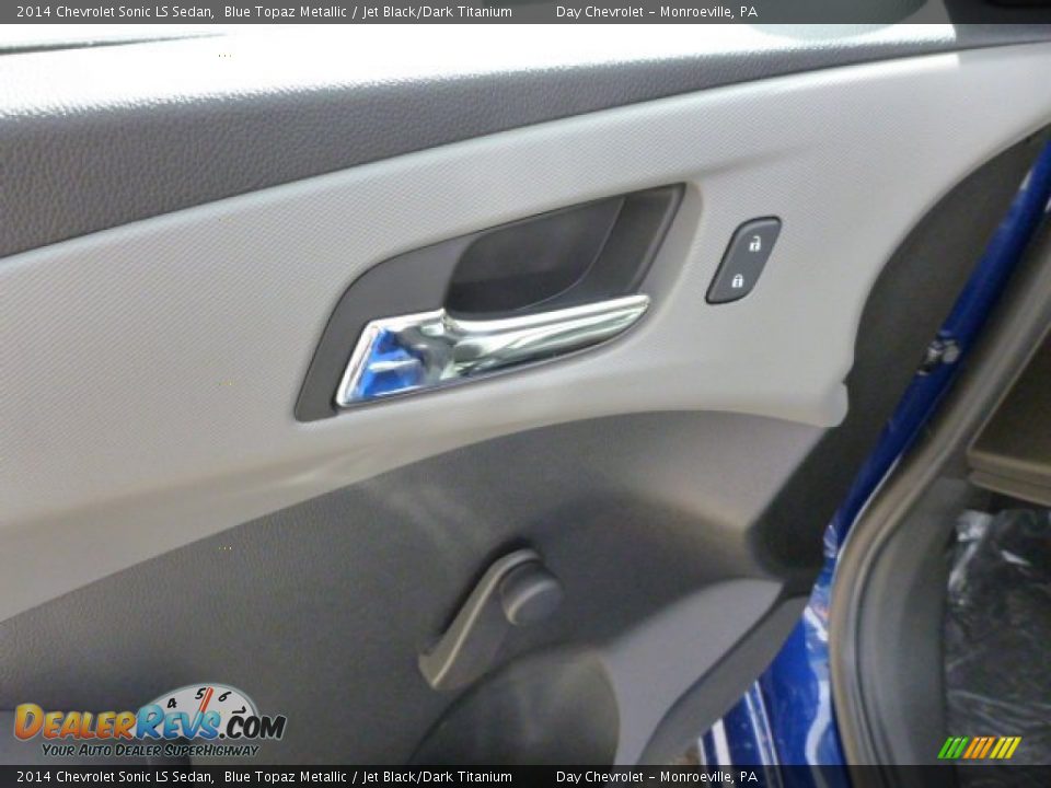 2014 Chevrolet Sonic LS Sedan Blue Topaz Metallic / Jet Black/Dark Titanium Photo #15