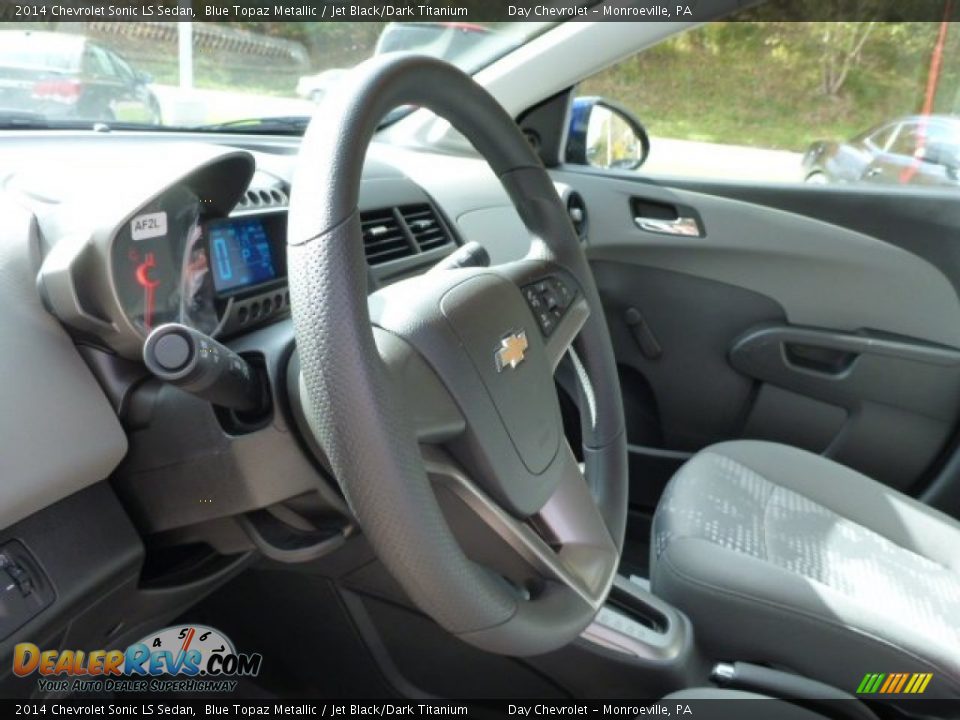 2014 Chevrolet Sonic LS Sedan Blue Topaz Metallic / Jet Black/Dark Titanium Photo #16