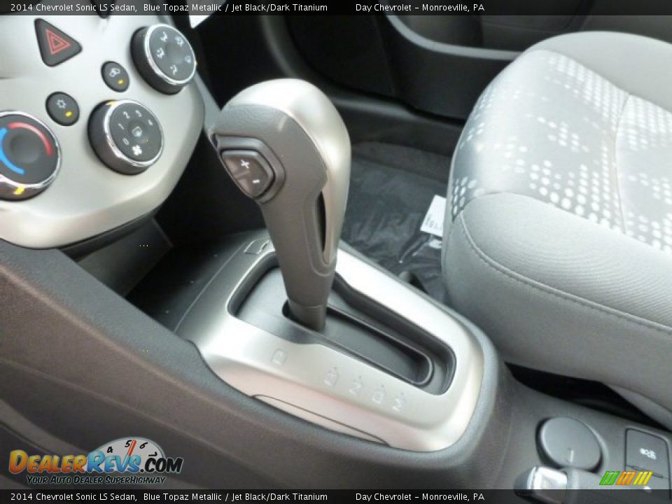 2014 Chevrolet Sonic LS Sedan Blue Topaz Metallic / Jet Black/Dark Titanium Photo #17