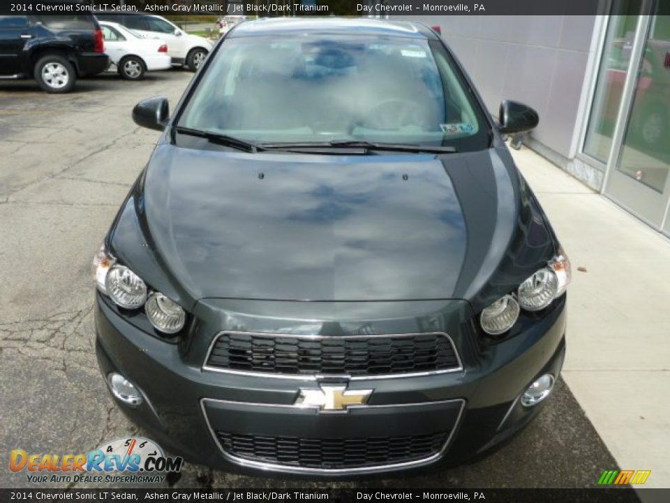 2014 Chevrolet Sonic LT Sedan Ashen Gray Metallic / Jet Black/Dark Titanium Photo #9