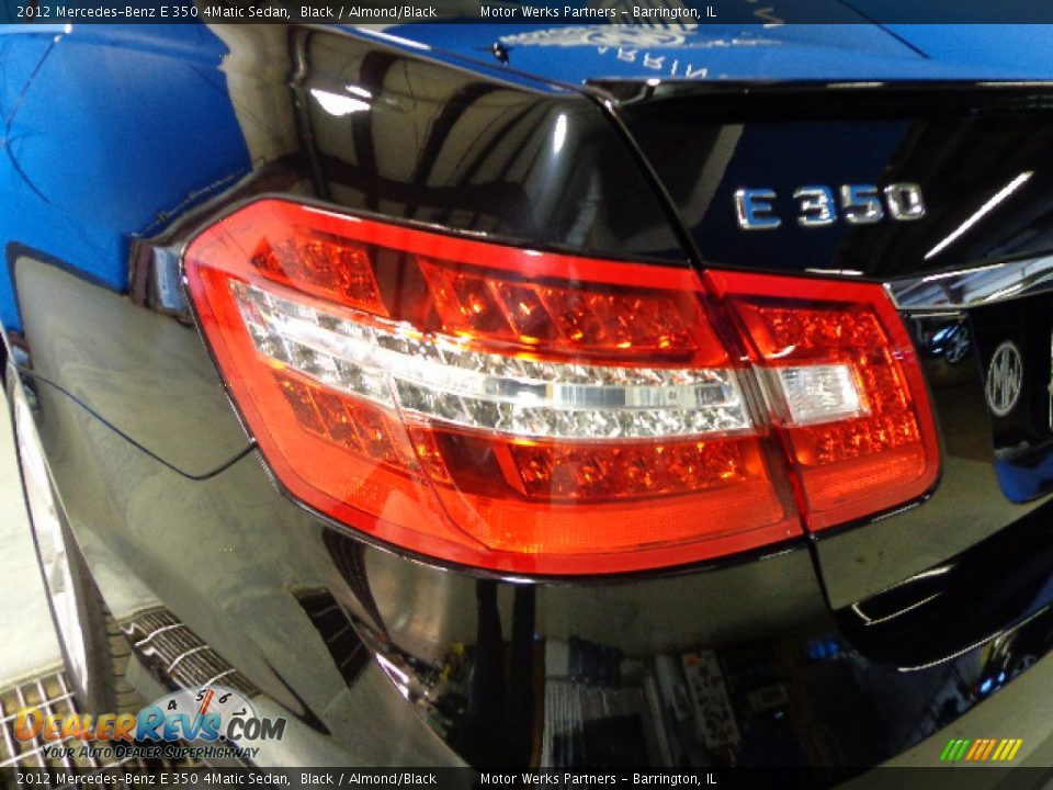 2012 Mercedes-Benz E 350 4Matic Sedan Black / Almond/Black Photo #8