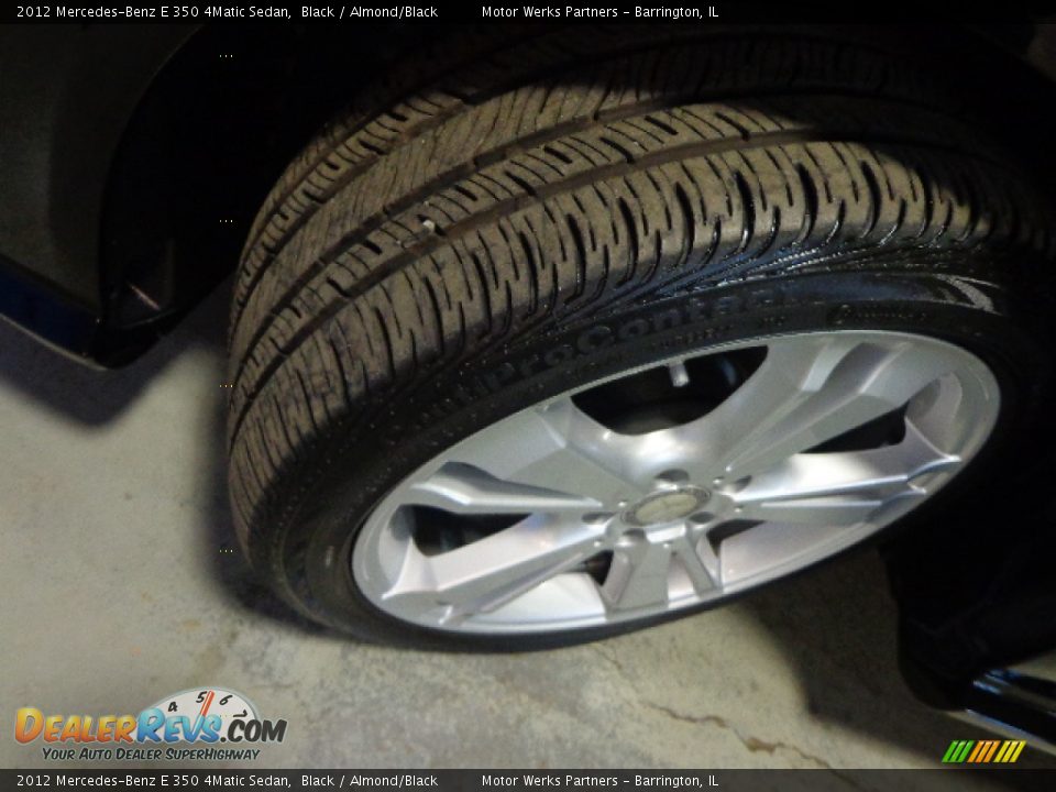 2012 Mercedes-Benz E 350 4Matic Sedan Black / Almond/Black Photo #15
