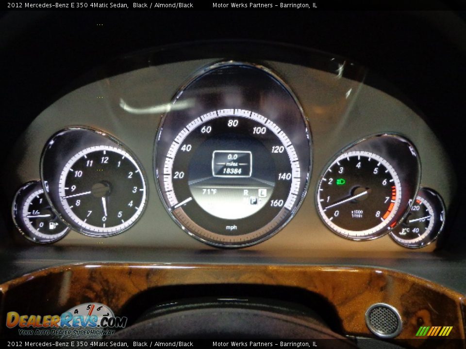 2012 Mercedes-Benz E 350 4Matic Sedan Black / Almond/Black Photo #22