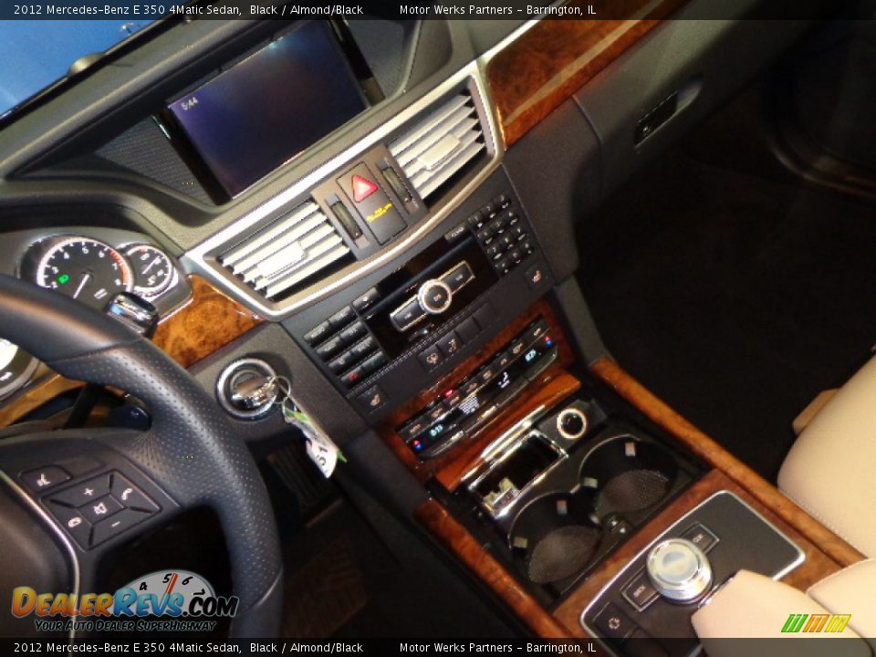 2012 Mercedes-Benz E 350 4Matic Sedan Black / Almond/Black Photo #23