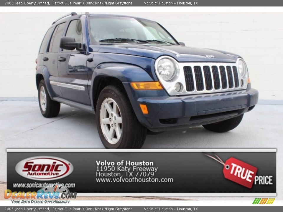 2005 Jeep Liberty Limited Patriot Blue Pearl / Dark Khaki/Light Graystone Photo #1