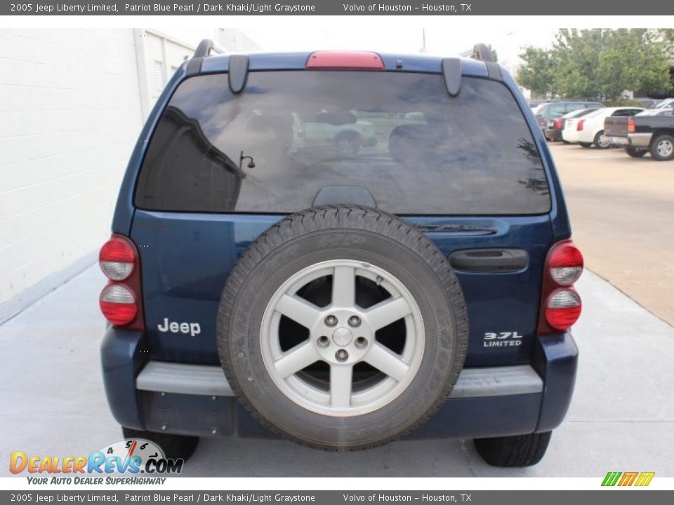 2005 Jeep Liberty Limited Patriot Blue Pearl / Dark Khaki/Light Graystone Photo #4