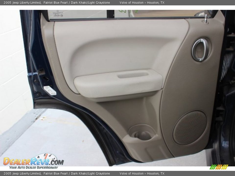 2005 Jeep Liberty Limited Patriot Blue Pearl / Dark Khaki/Light Graystone Photo #19