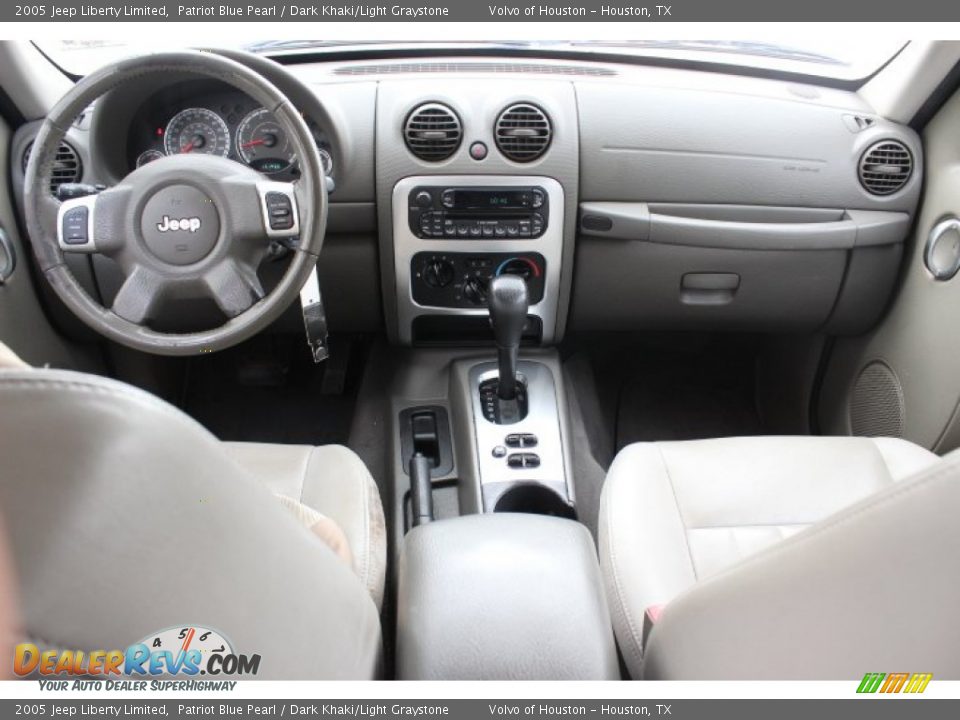 2005 Jeep Liberty Limited Patriot Blue Pearl / Dark Khaki/Light Graystone Photo #22