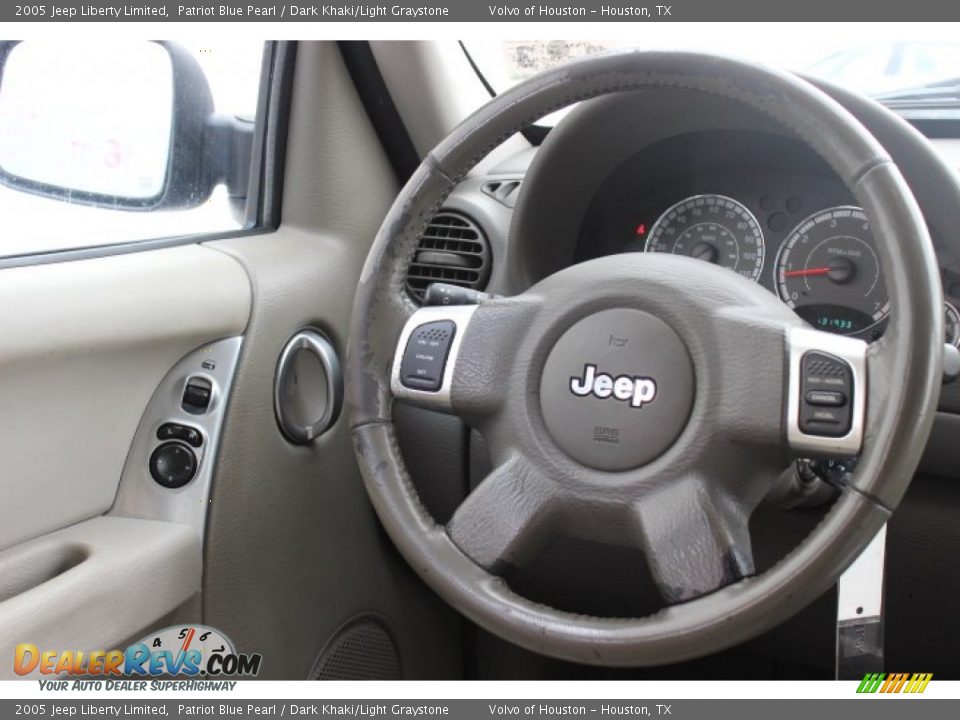 2005 Jeep Liberty Limited Patriot Blue Pearl / Dark Khaki/Light Graystone Photo #23