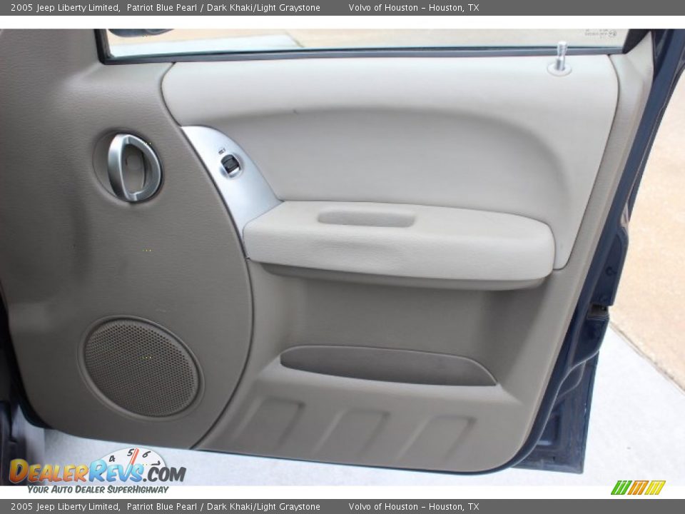 2005 Jeep Liberty Limited Patriot Blue Pearl / Dark Khaki/Light Graystone Photo #25