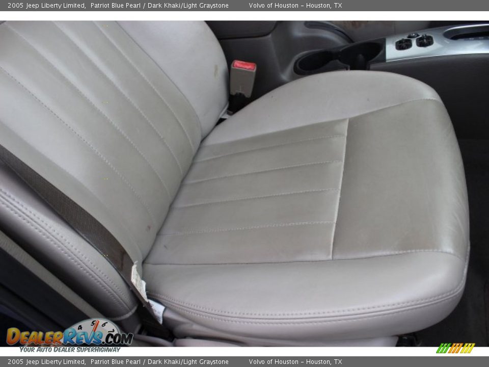 2005 Jeep Liberty Limited Patriot Blue Pearl / Dark Khaki/Light Graystone Photo #27