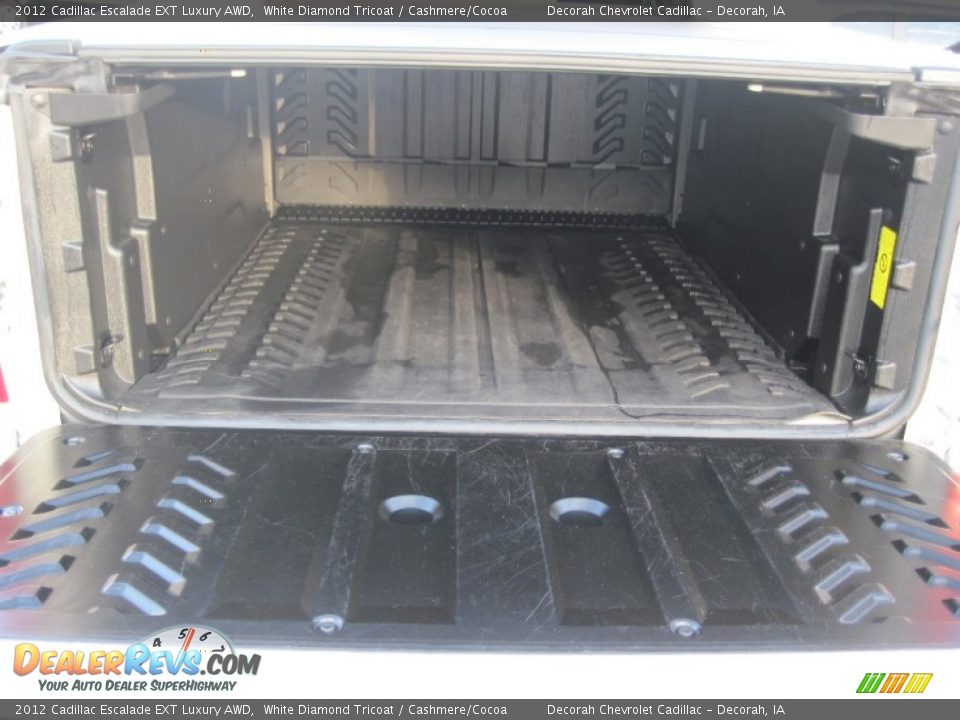 2012 Cadillac Escalade EXT Luxury AWD White Diamond Tricoat / Cashmere/Cocoa Photo #8
