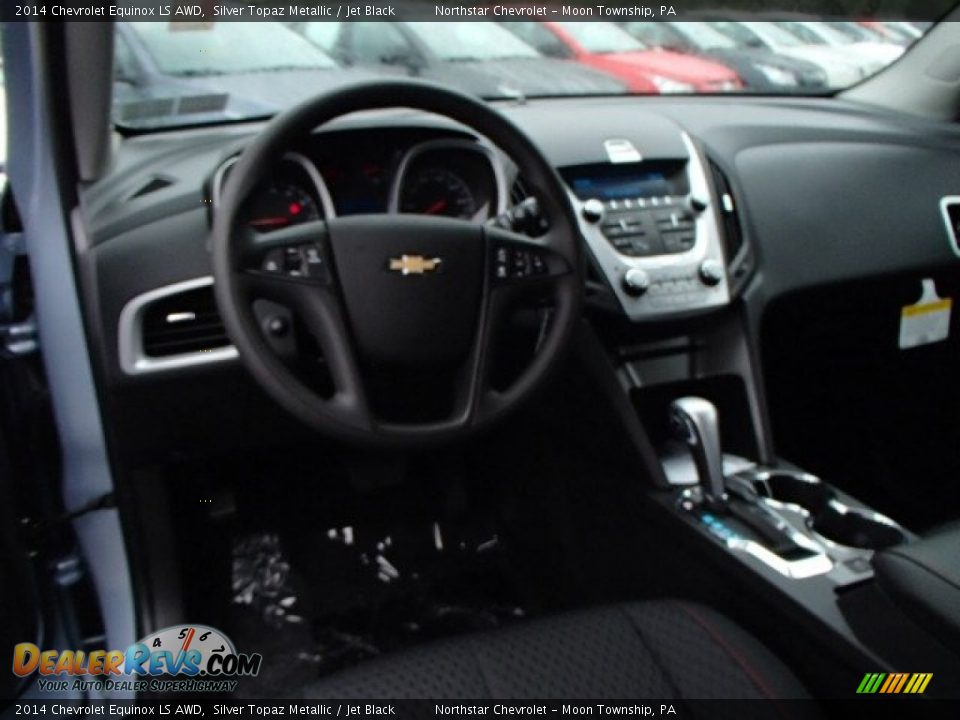 2014 Chevrolet Equinox LS AWD Silver Topaz Metallic / Jet Black Photo #14
