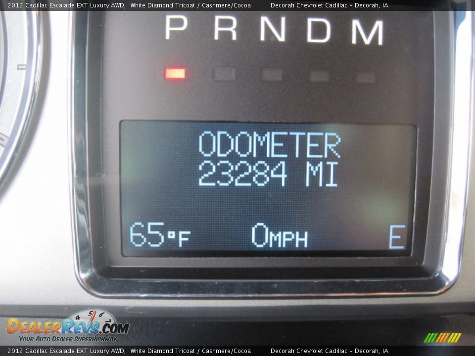2012 Cadillac Escalade EXT Luxury AWD White Diamond Tricoat / Cashmere/Cocoa Photo #14