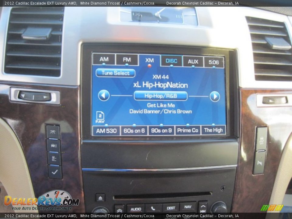 2012 Cadillac Escalade EXT Luxury AWD White Diamond Tricoat / Cashmere/Cocoa Photo #15