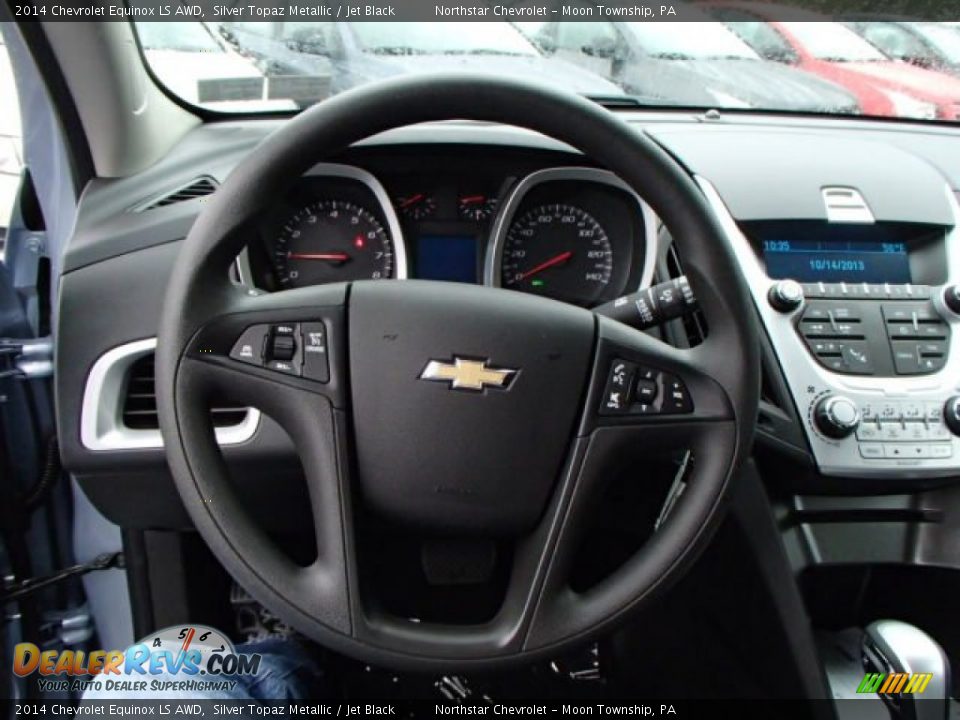 2014 Chevrolet Equinox LS AWD Silver Topaz Metallic / Jet Black Photo #18