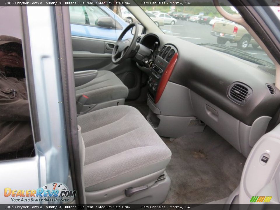 2006 Chrysler Town & Country LX Butane Blue Pearl / Medium Slate Gray Photo #11