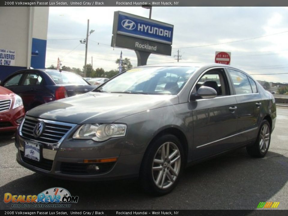 2008 Volkswagen Passat Lux Sedan United Gray / Black Photo #1