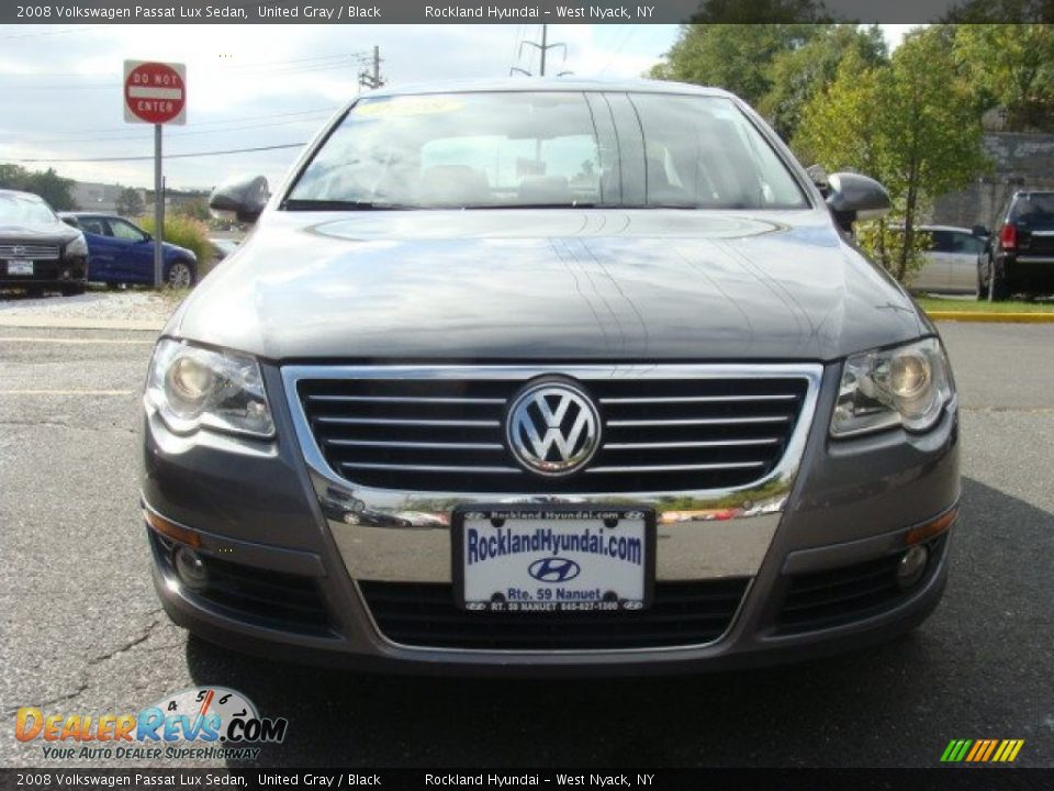 2008 Volkswagen Passat Lux Sedan United Gray / Black Photo #2