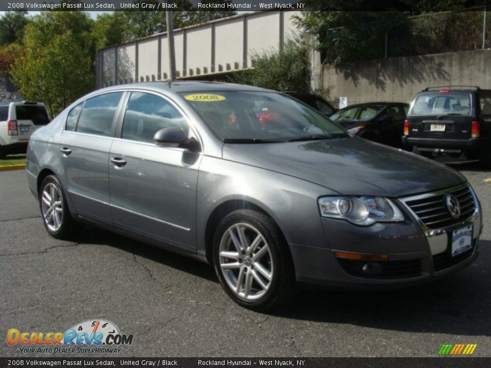 2008 Volkswagen Passat Lux Sedan United Gray / Black Photo #3