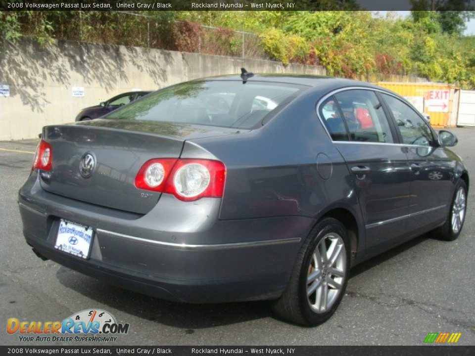 2008 Volkswagen Passat Lux Sedan United Gray / Black Photo #4