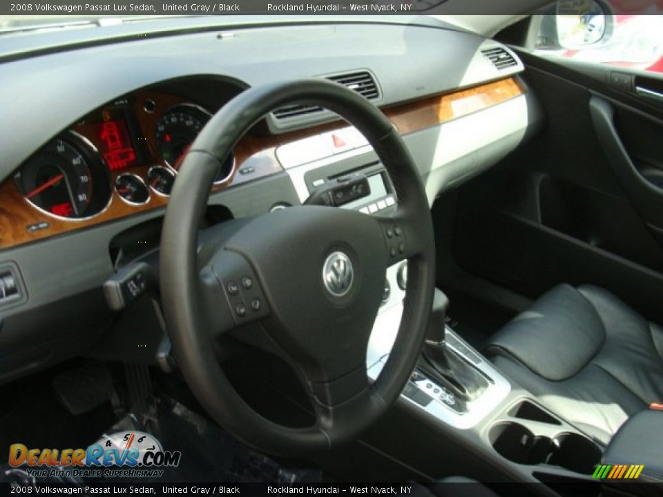 2008 Volkswagen Passat Lux Sedan United Gray / Black Photo #9