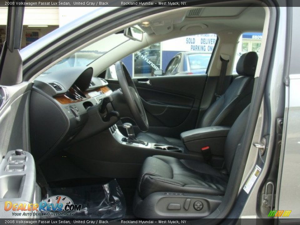 2008 Volkswagen Passat Lux Sedan United Gray / Black Photo #10