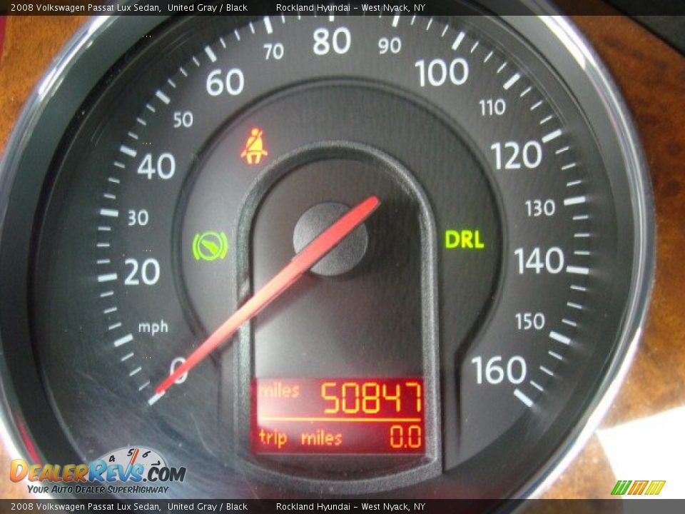 2008 Volkswagen Passat Lux Sedan United Gray / Black Photo #17