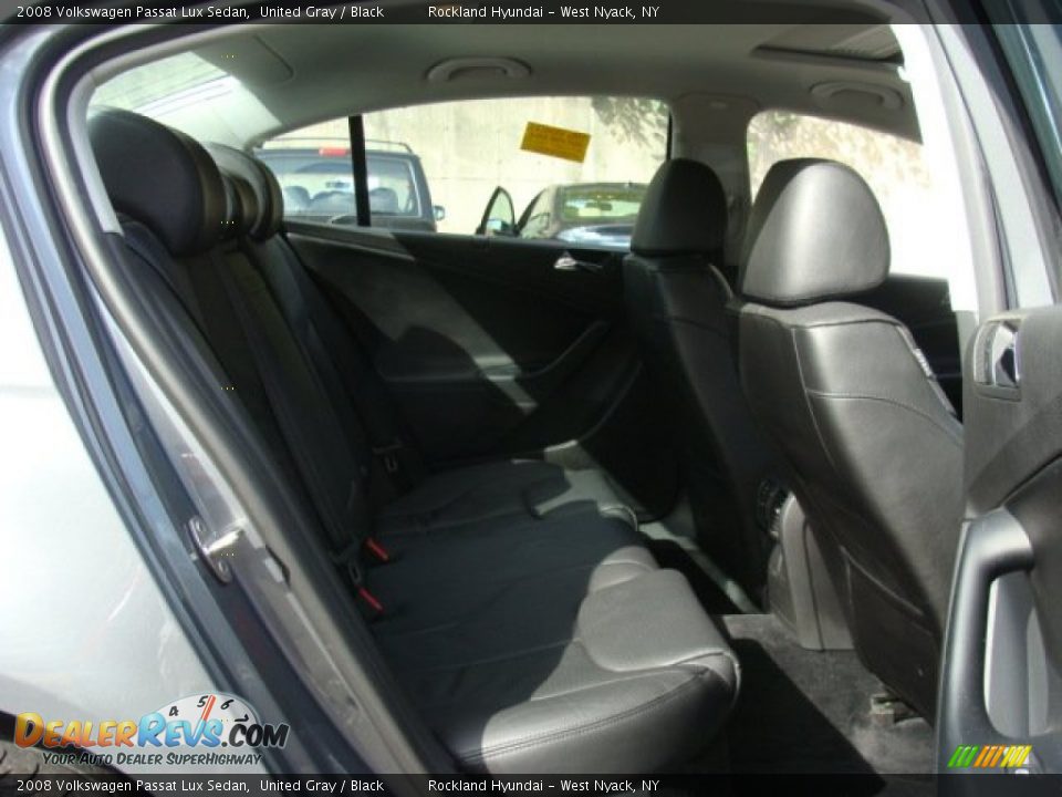 2008 Volkswagen Passat Lux Sedan United Gray / Black Photo #23