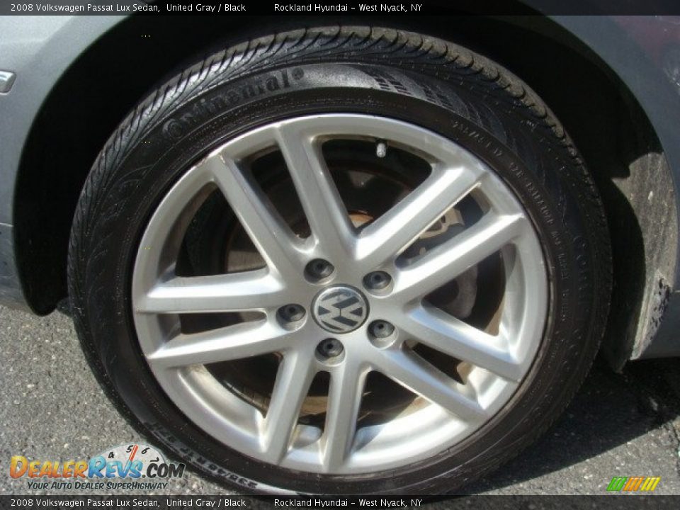 2008 Volkswagen Passat Lux Sedan United Gray / Black Photo #27