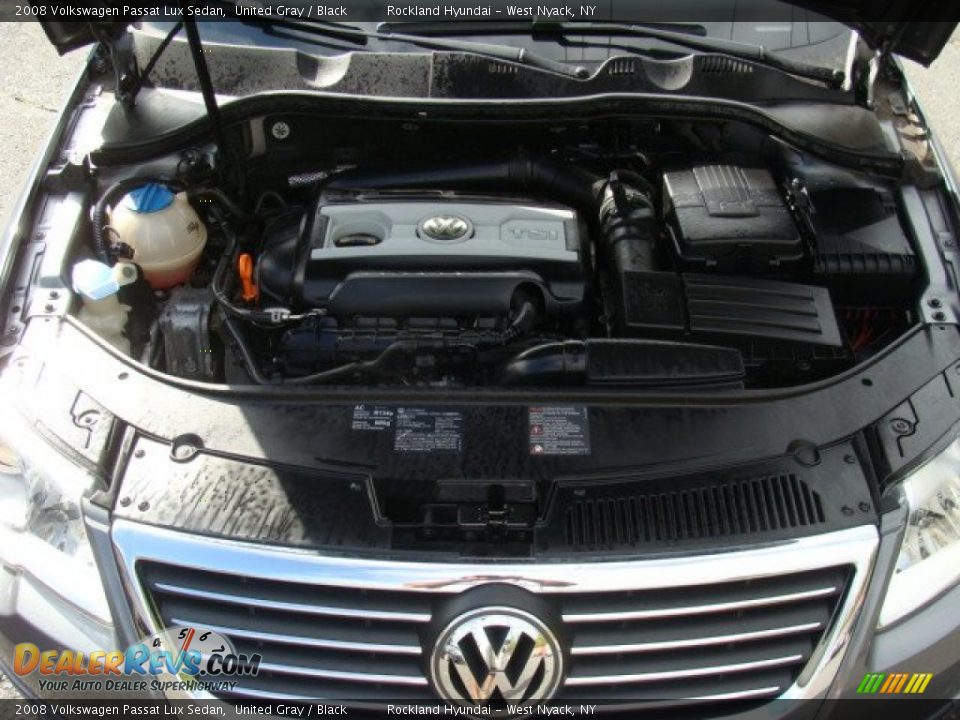 2008 Volkswagen Passat Lux Sedan United Gray / Black Photo #28