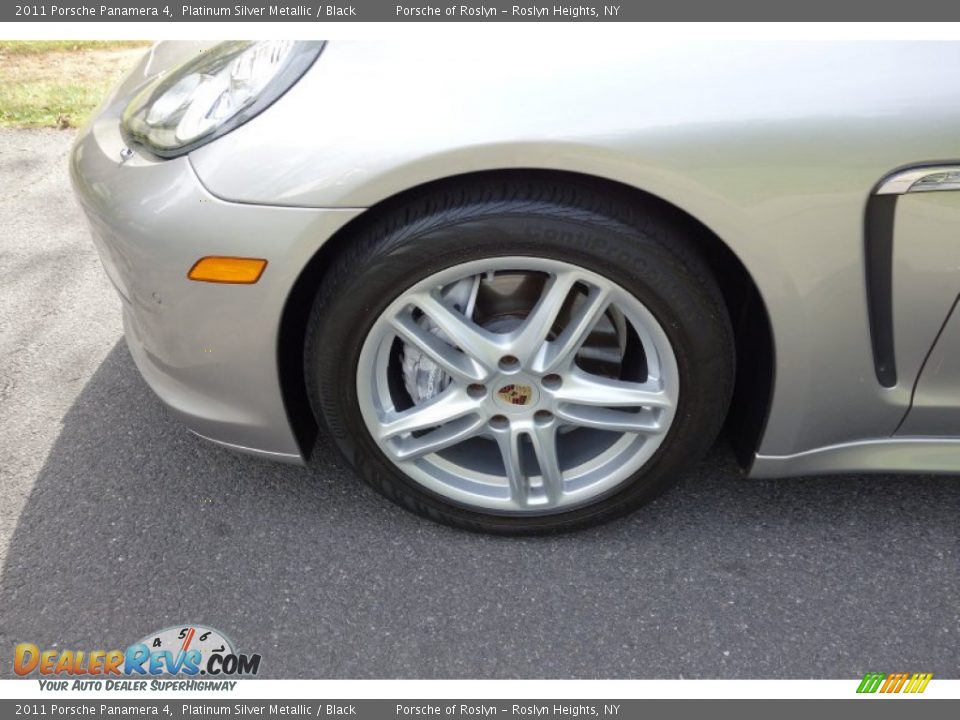 2011 Porsche Panamera 4 Platinum Silver Metallic / Black Photo #9