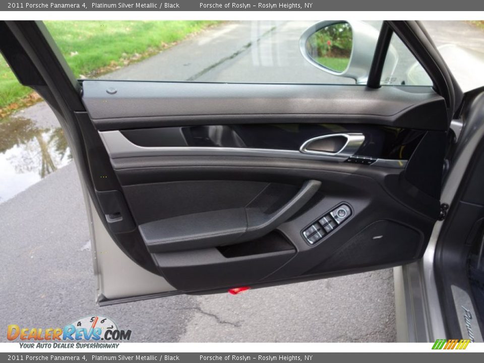 2011 Porsche Panamera 4 Platinum Silver Metallic / Black Photo #11