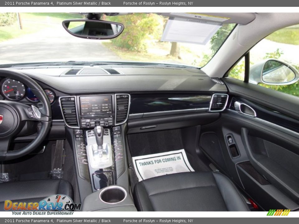 2011 Porsche Panamera 4 Platinum Silver Metallic / Black Photo #14