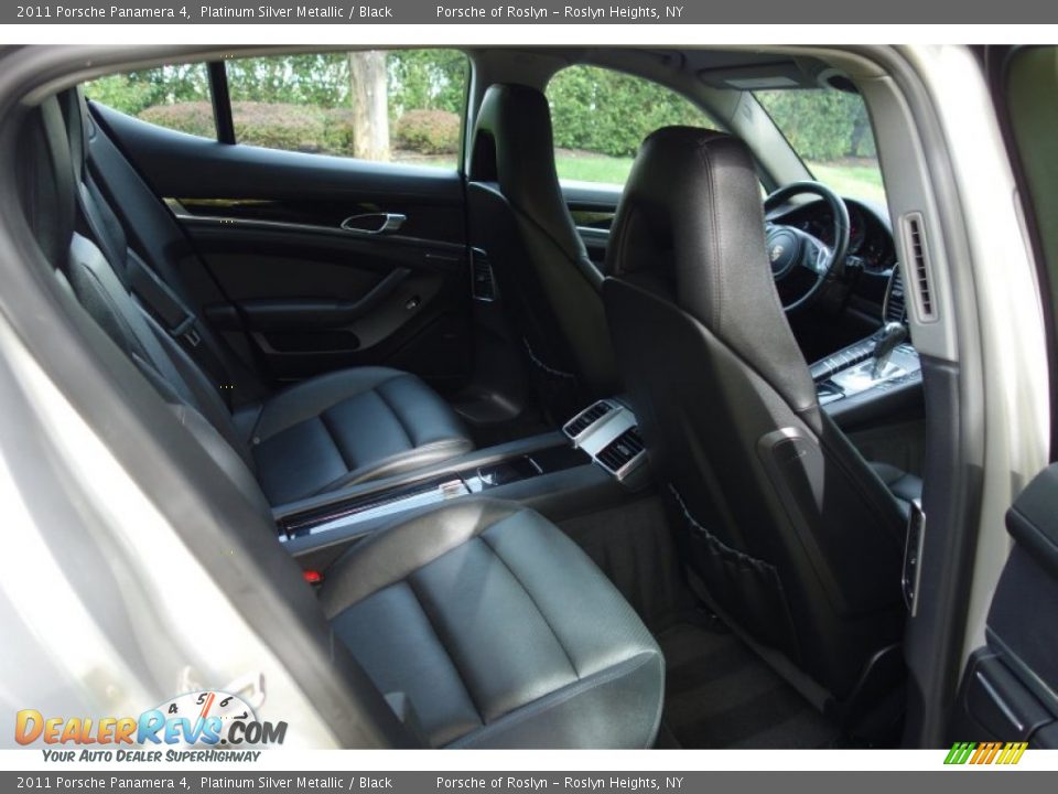 2011 Porsche Panamera 4 Platinum Silver Metallic / Black Photo #15