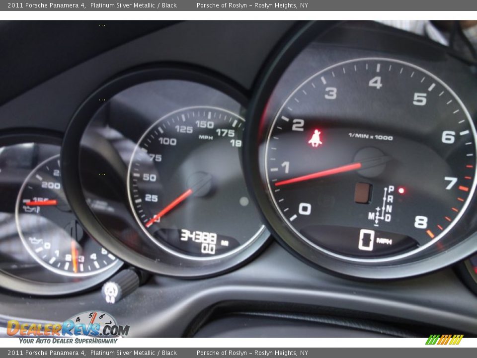 2011 Porsche Panamera 4 Platinum Silver Metallic / Black Photo #21