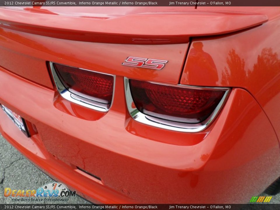 2012 Chevrolet Camaro SS/RS Convertible Inferno Orange Metallic / Inferno Orange/Black Photo #14
