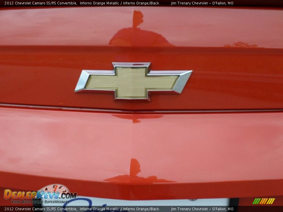 2012 Chevrolet Camaro SS/RS Convertible Inferno Orange Metallic / Inferno Orange/Black Photo #15
