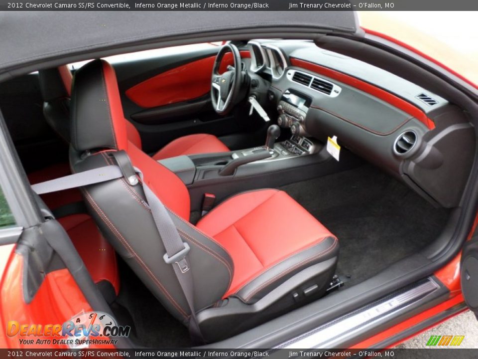 Front Seat of 2012 Chevrolet Camaro SS/RS Convertible Photo #22